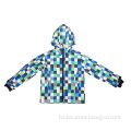 Boys' poly-woven casual jacket with hood soft shell jacket